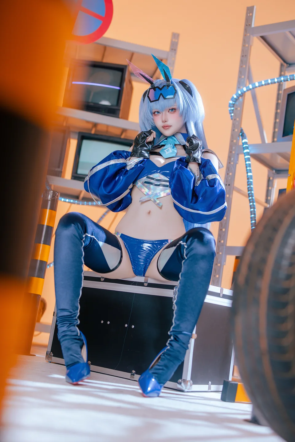 屿鱼 - No.082 碧蓝航线 花园赛车服 [82P-792MB] tg@simisebaisi 【丝足阁】012.webp